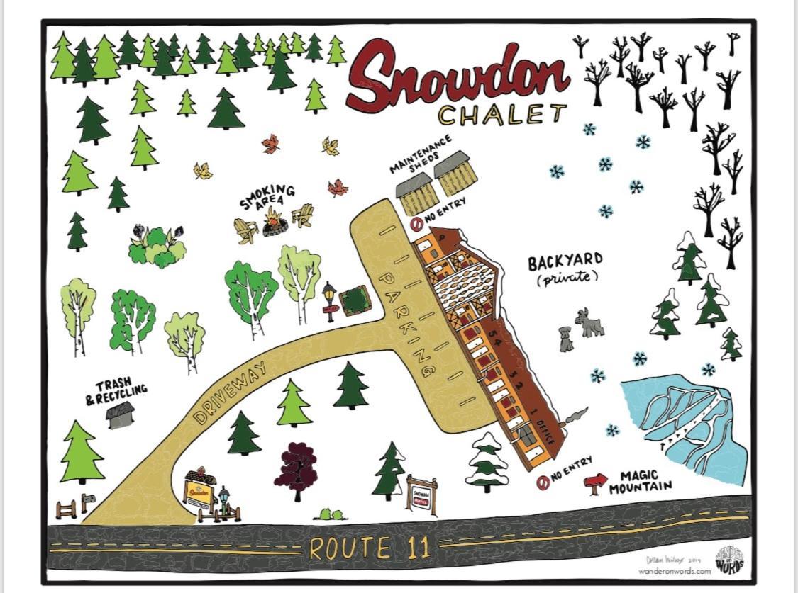 Snowdon Chalet Motel Londonderry Eksteriør billede